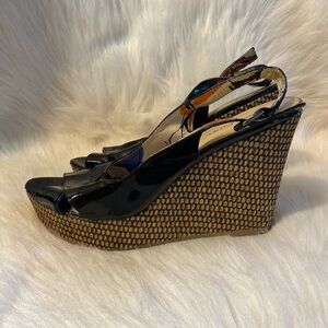 Faded Glory Wedge Sandals Women’s Size 10 Shoes